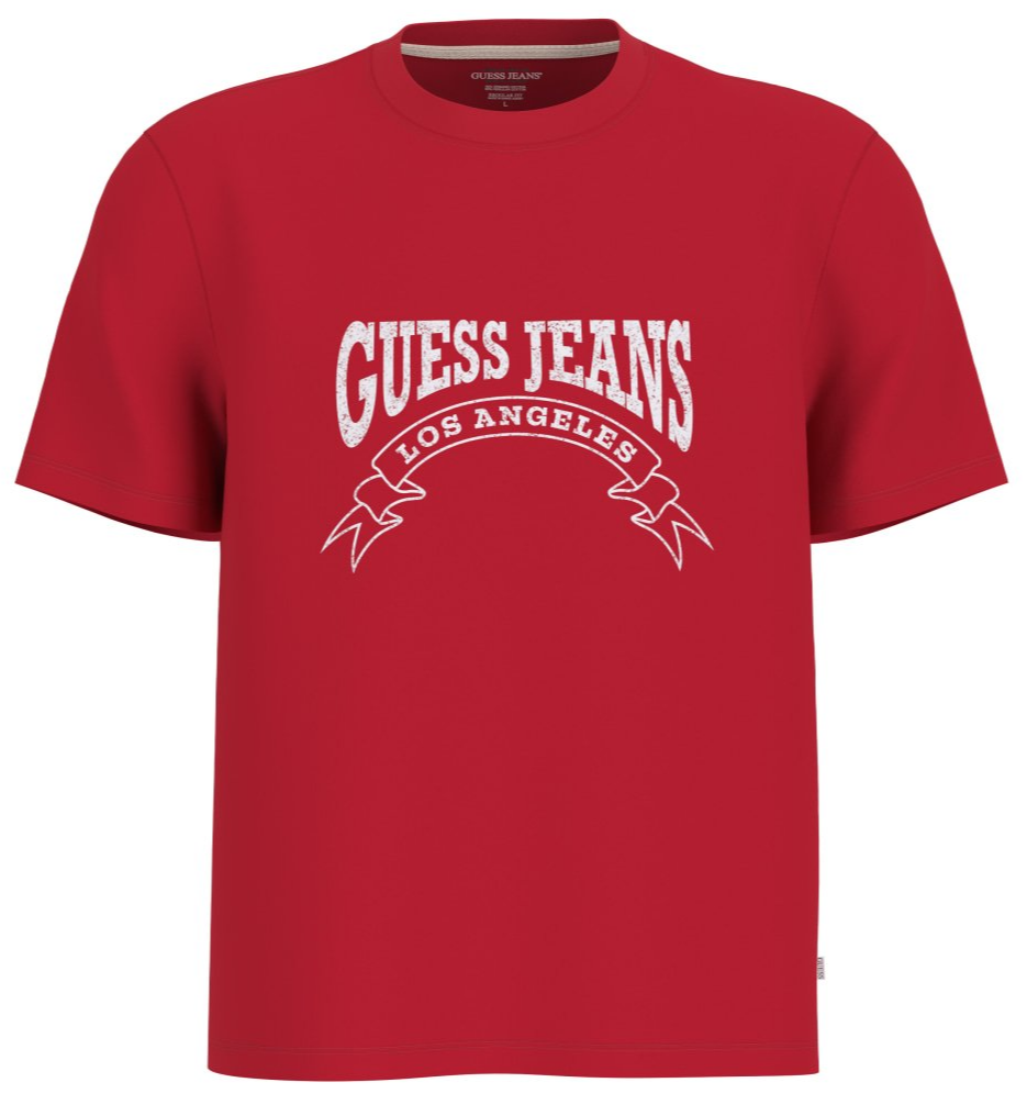 Футболка мужская Guess Jeans красная, фото №1
