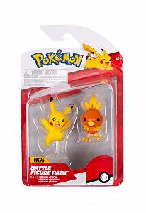 Фигурки для битв Pokémon Pikachu и Flemmli, 2 детализированные фигурки - Фото 1