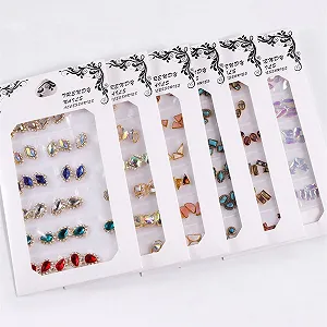 Стрази для нігтів Ipetboom, сплав, блискучі пласкі прикраси для творчого дизайну нігтів synthetic.ua - Фото 1