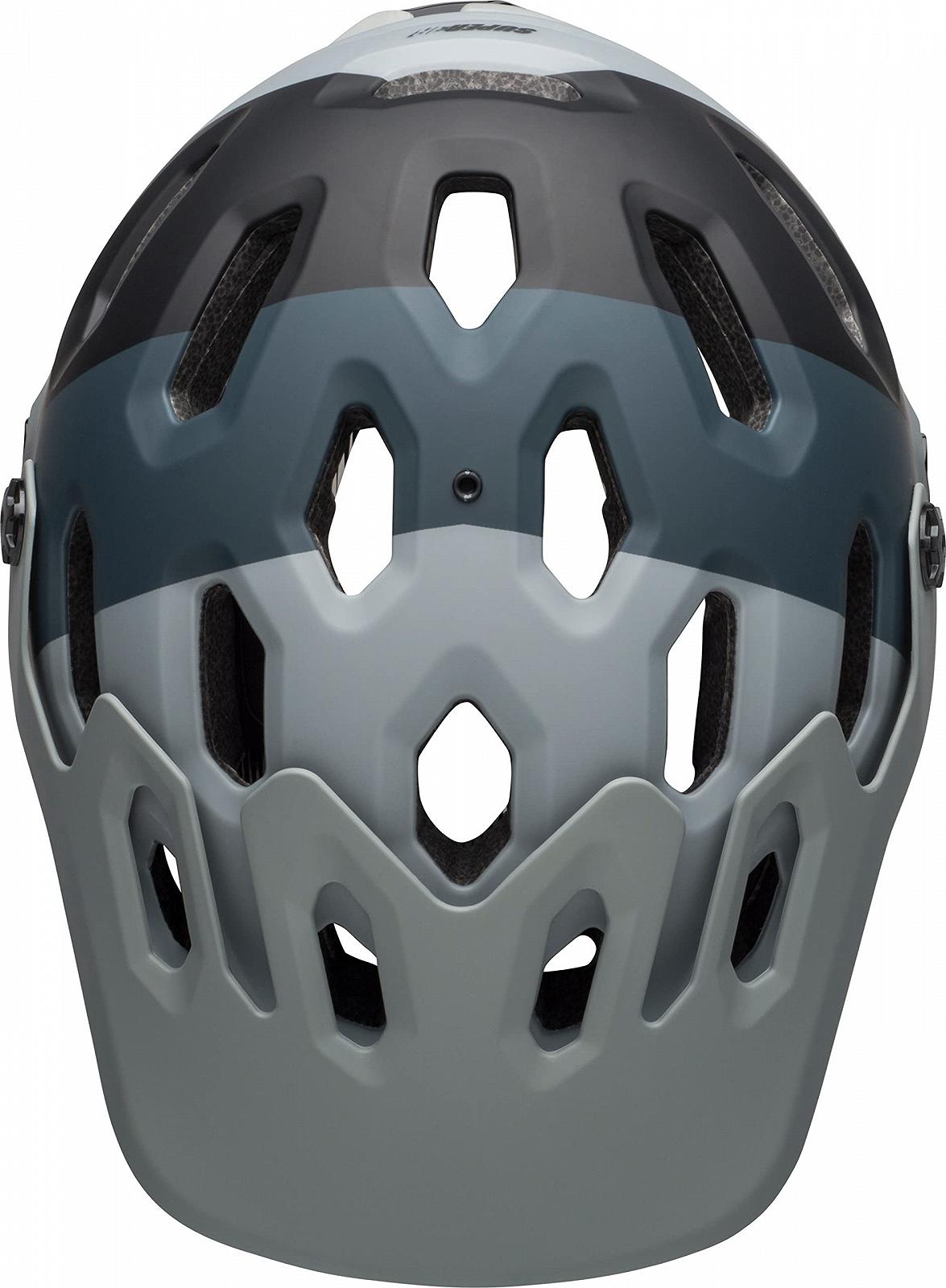 Шлем BELL Super 3R MIPS MTB, Downdraft матовый серый, M/55-59 см, фото №6