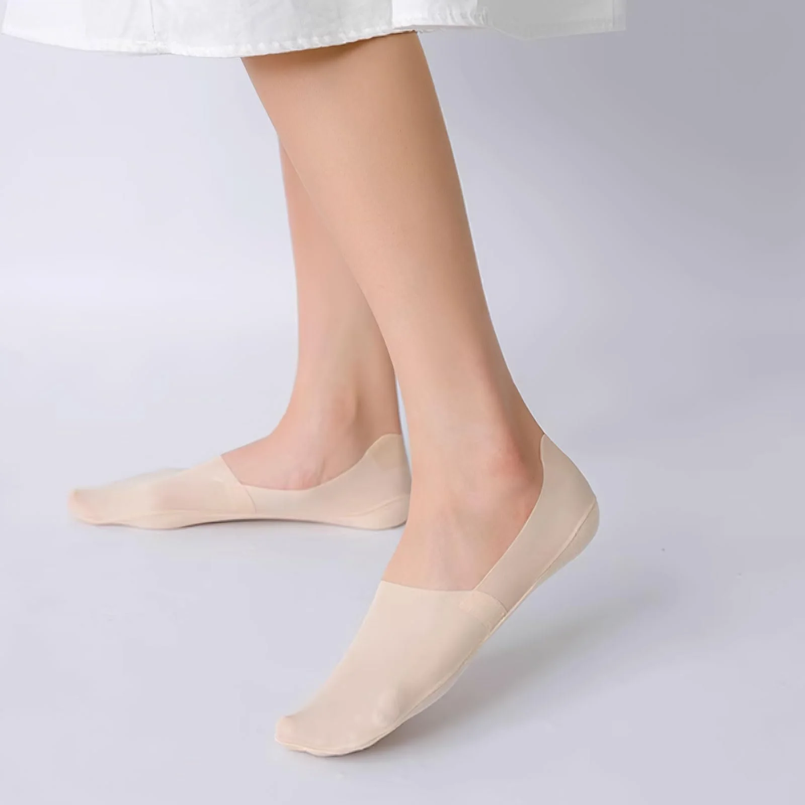 Женские носки-следки Ice Silk Nude Colour, 8 пар, фото №6