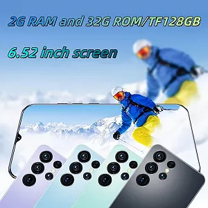 Смартфон H22 6,52 дюйма 2 ГБ 32 ГБ ROM 3G WCDMA: 850/1700/2100 МГц Dual SIM Android Зеленый synthetic.ua - Фото 1