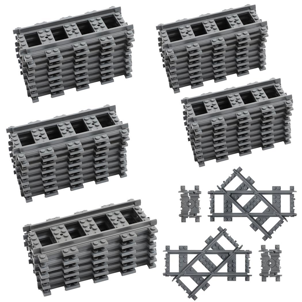 Набір рейок Lekebaby City Rails 42 Pieces, фото №1