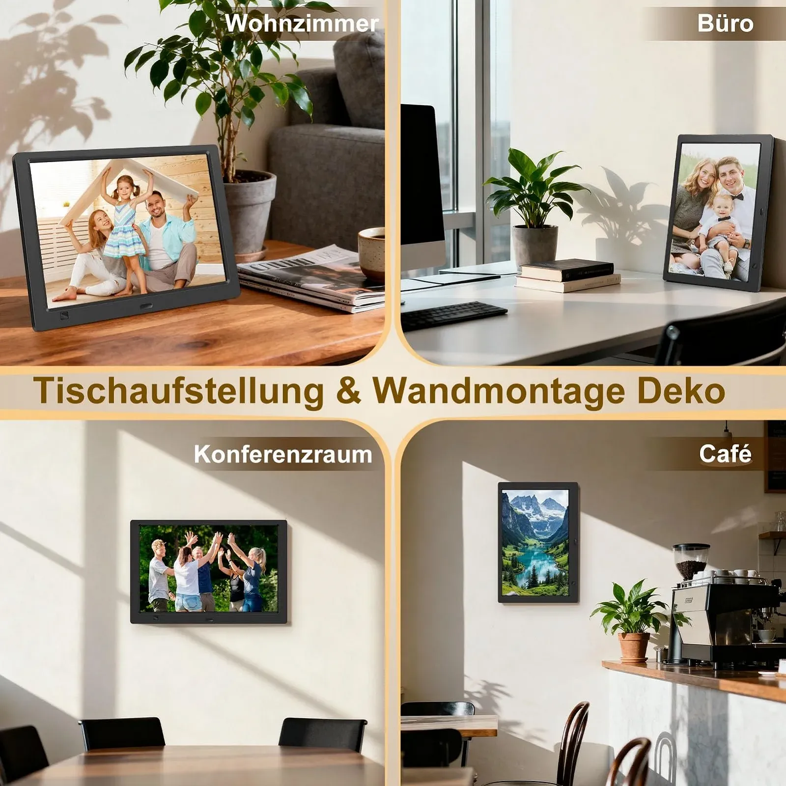Цифрова фоторамка 10.1 дюйма 1920 x 1080 IPS 32 GB USB Motion Sensor No WiFi, фото №8 Цифрова фоторамка 10.1 дюйма 1920 x 1080 IPS 32 GB USB Motion Sensor No WiFi, фото №8