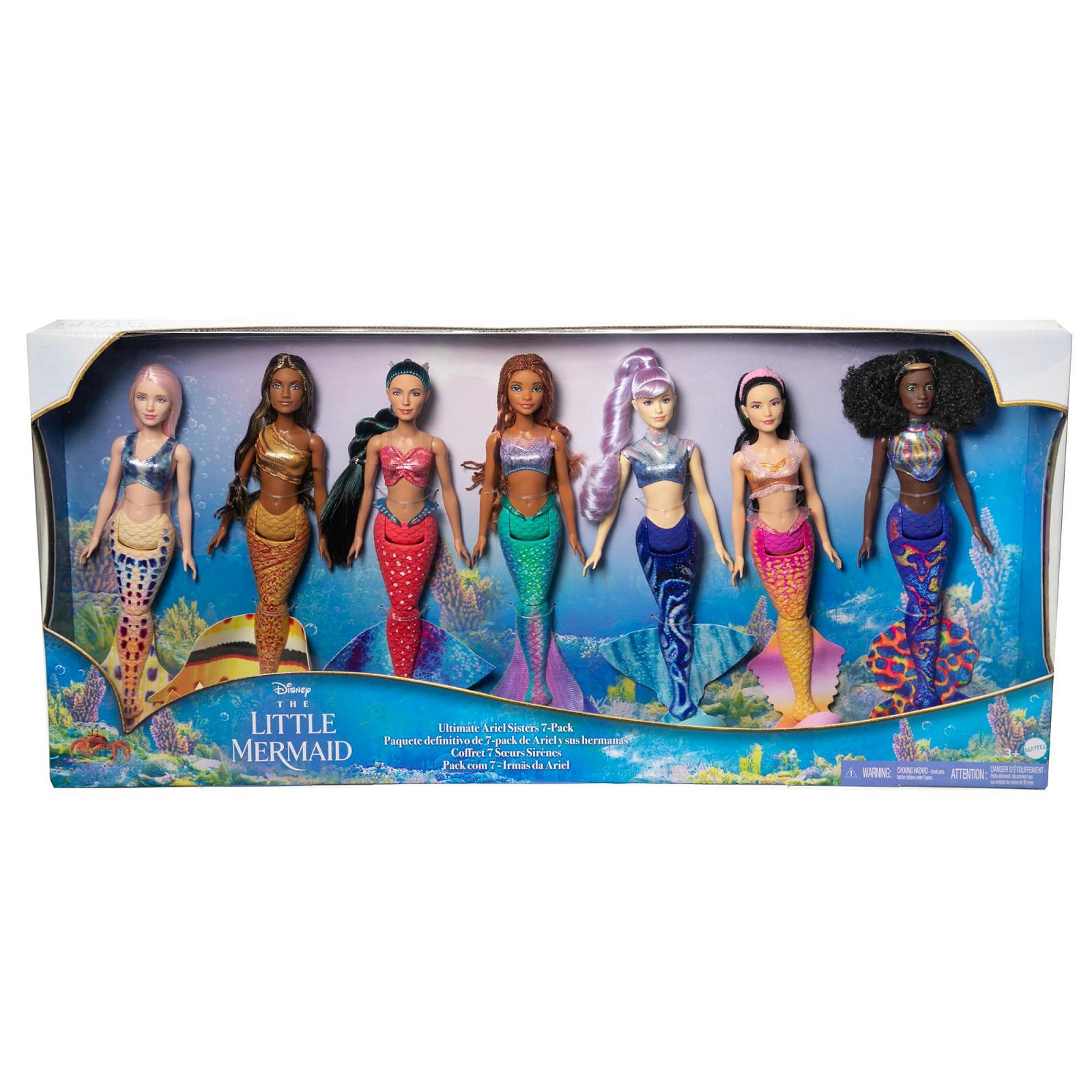 Кукла Mattel Disney Русалочка Ариэль и 6 ее сестер Каспия, Индира, Перла, Карина, Мала и Тамика HPT16, фото №6 Кукла Mattel Disney Русалочка Ариэль и 6 ее сестер Каспия, Индира, Перла, Карина, Мала и Тамика HPT16, фото №6