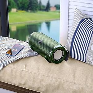 Портативна колонка HOCO HC5 Cool Enjoy sports BT speaker Dark Green synthetic.ua - Фото 1
