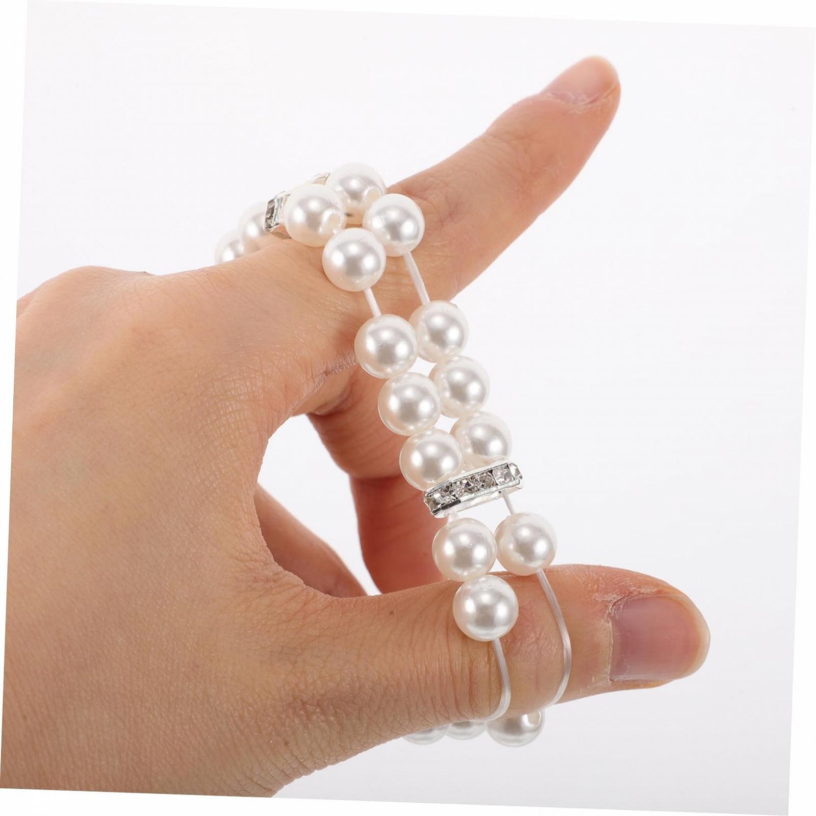 Ювелирные часы-браслет с жемчугом PartyKindom Винтажные часы Золотые часы Reginald Bling Watch Minnowxy, Белый, фото №3 Ювелирные часы-браслет с жемчугом PartyKindom Винтажные часы Золотые часы Reginald Bling Watch Minnowxy, Белый, фото №3