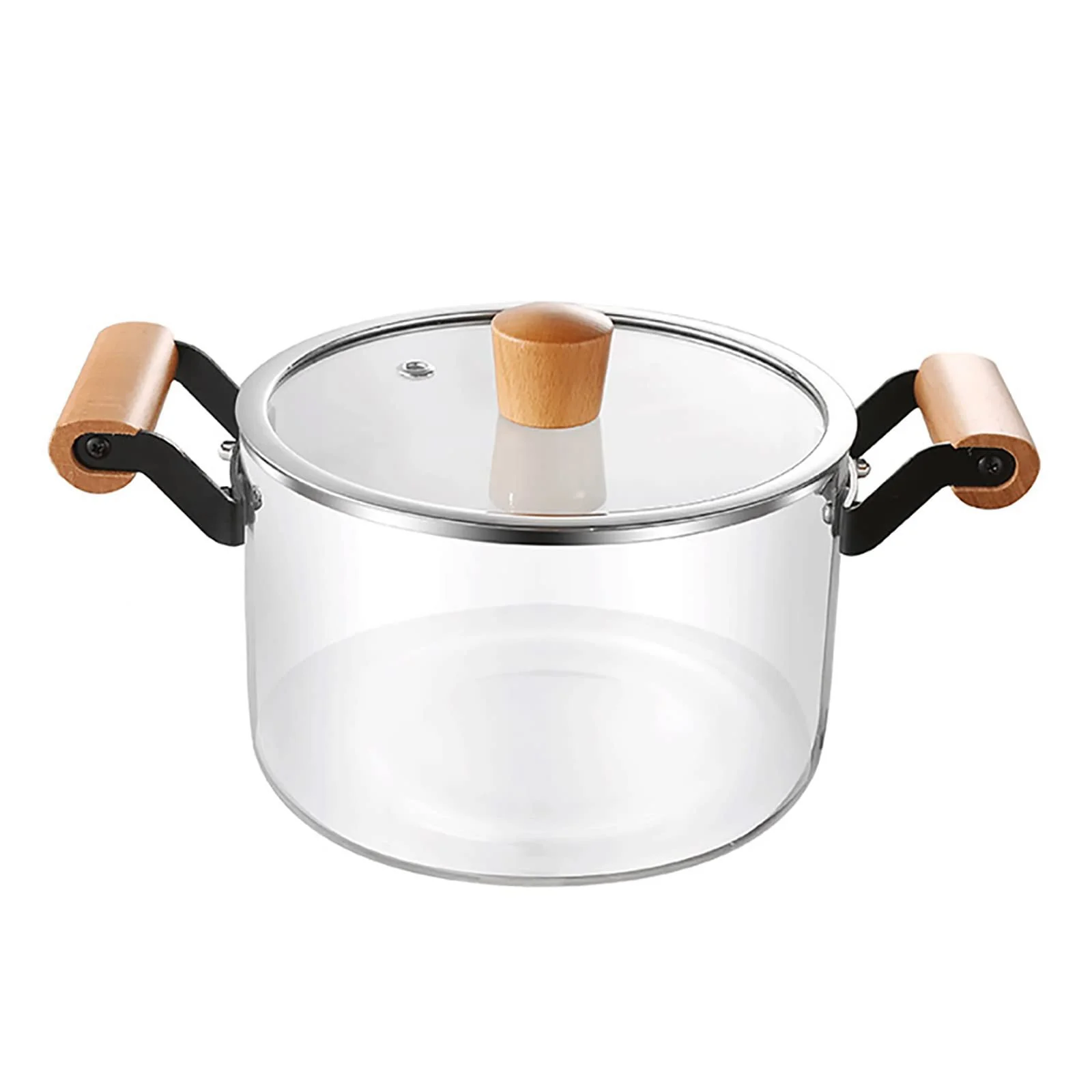 Стеклянная кастрюля, 3,5 л., фото №1 Стеклянная кастрюля, 3,5 л., фото №1