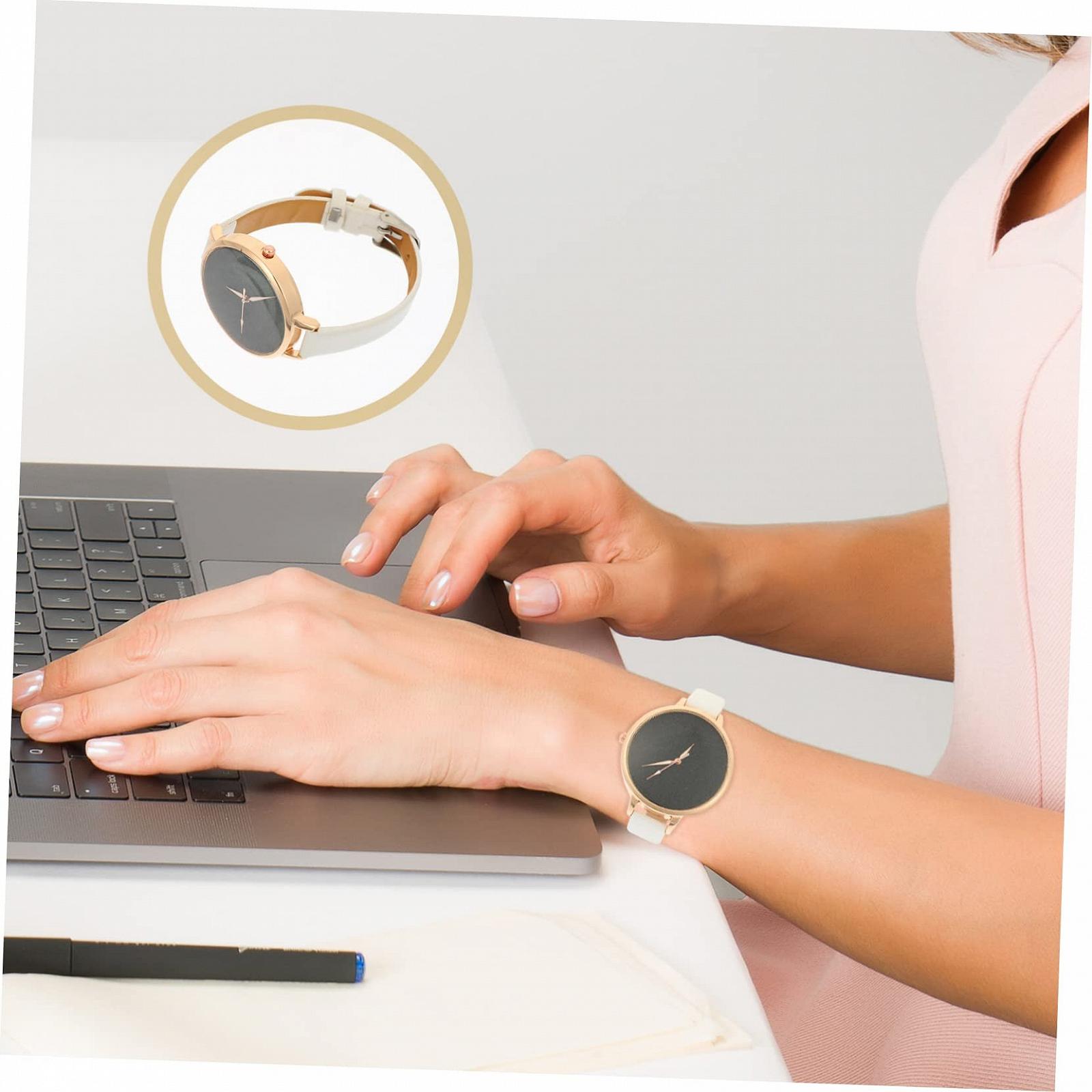 Жіночий Годинник LIFKOME Сталевий корпус Ремінець PU, фото №9