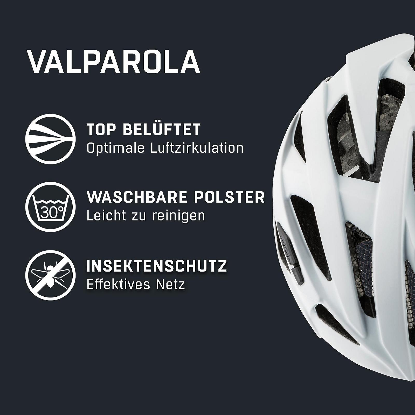 Шолом ALPINA Valparola амортизуючий, з оптимальною системою вентиляції та легкий, з антибактеріальною підкладкою, для дорослих, фото №2