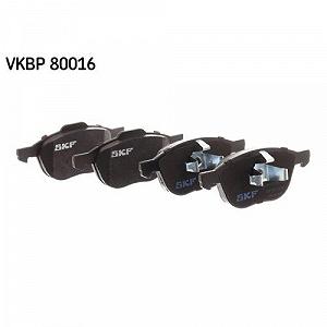 Комплект тормозных колодок, дисковый тормоз SKF VKBP 80016 для FORD MAZDA RENAULT VOLVO synthetic.ua - Фото 1