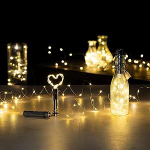 Гірлянда Ideen mit Herz 20 LED для пляшок, 10 штук - Фото 1