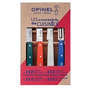 Набір кухонних ножів Opinel Essentiels DU CUISINIER 254643, 4 предмети, нержавіюча сталь synthetic.ua - Фото 1