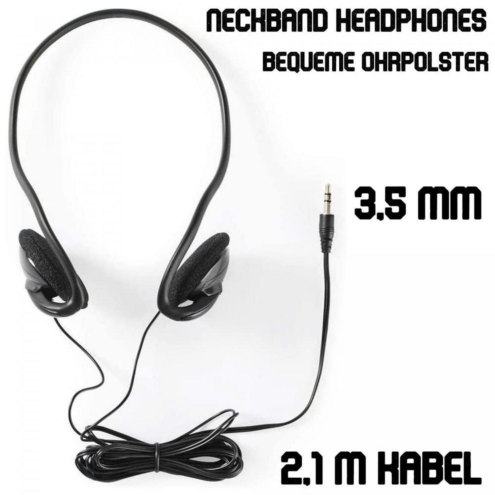 Наушники TronicXL Designer Neckband Stereo Headband 3.5 мм для смартфонов iPhone и мобильных телефонов (кабельный шейк), фото №2
