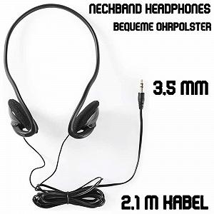 Наушники TronicXL Designer Neckband Stereo Headband 3.5 мм для смартфонов iPhone и мобильных телефонов (кабельный шейк) synthetic.ua - Фото 1