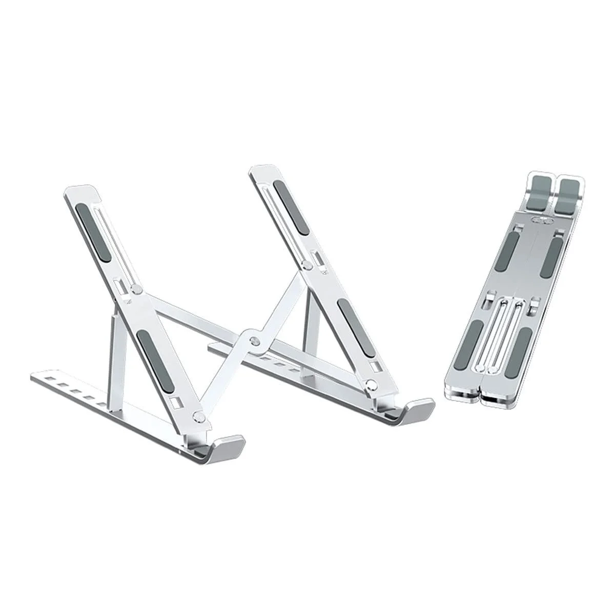 Підставка для ноутбука Ewent з регульованим кутом нахилу алюмінієва підставка для ПК для ноутбуків з екраном 10-15.6 дюймів, фото №1