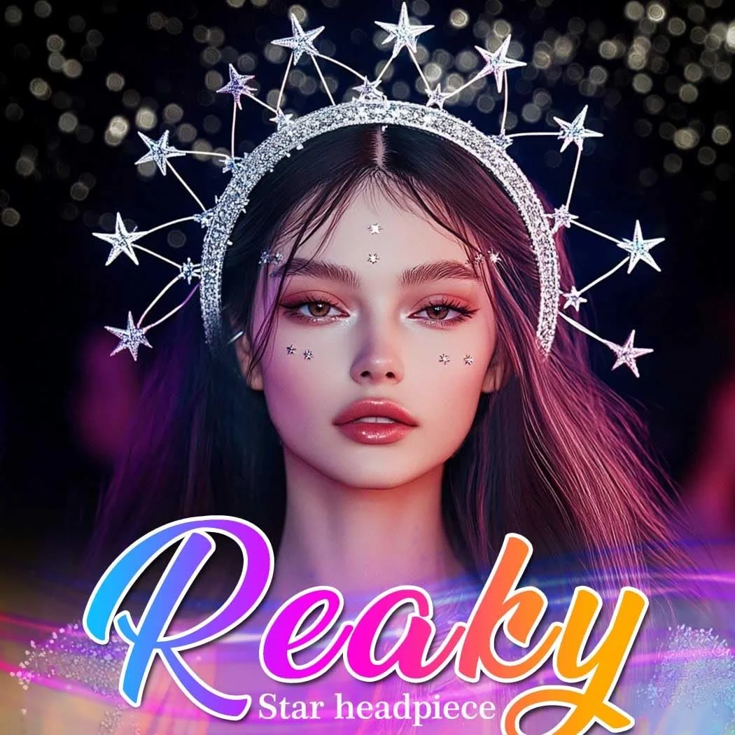 Обруч Рождественские огни Reaky Звезда, фото №7