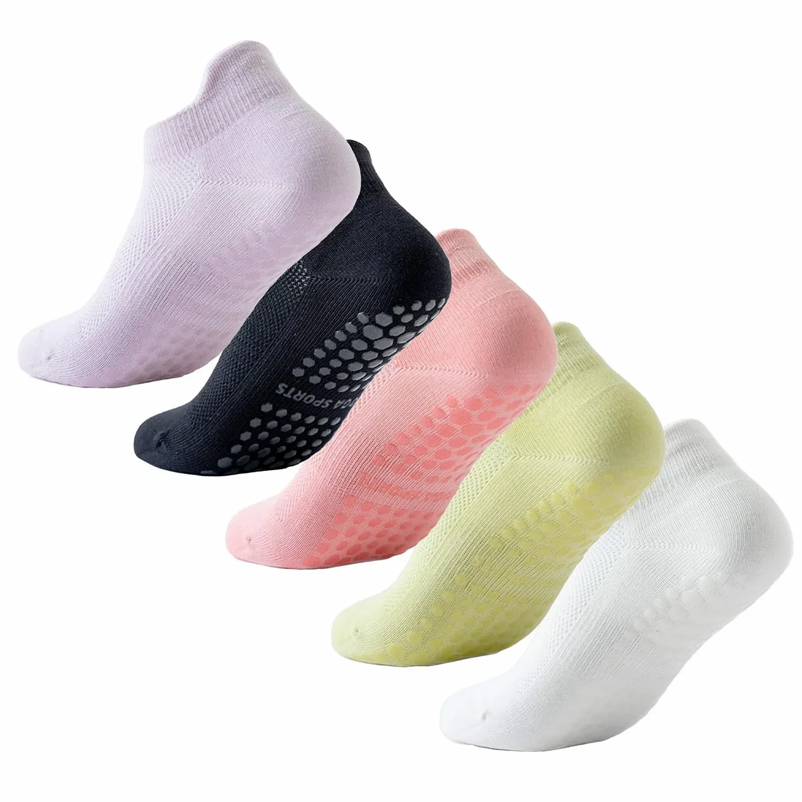 Шкарпетки для пілатесу та йоги жіночі 5 пар, фото №7 Шкарпетки для пілатесу та йоги жіночі 5 пар, фото №7