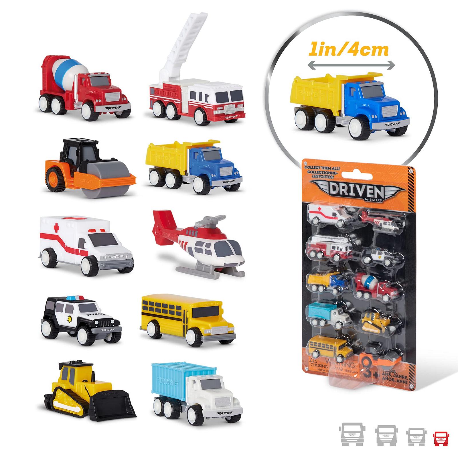 Набор Driven Blister 10 Машины Не применимо Коляска Разноцветный, фото №3