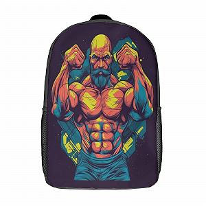 Школьный рюкзак NACHOMACHO FITNESS для девочек и мальчиков, эргономичный дизайн, рюкзак для кампуса, модный рюкзак для подростков, 17 дюймов - Фото 1