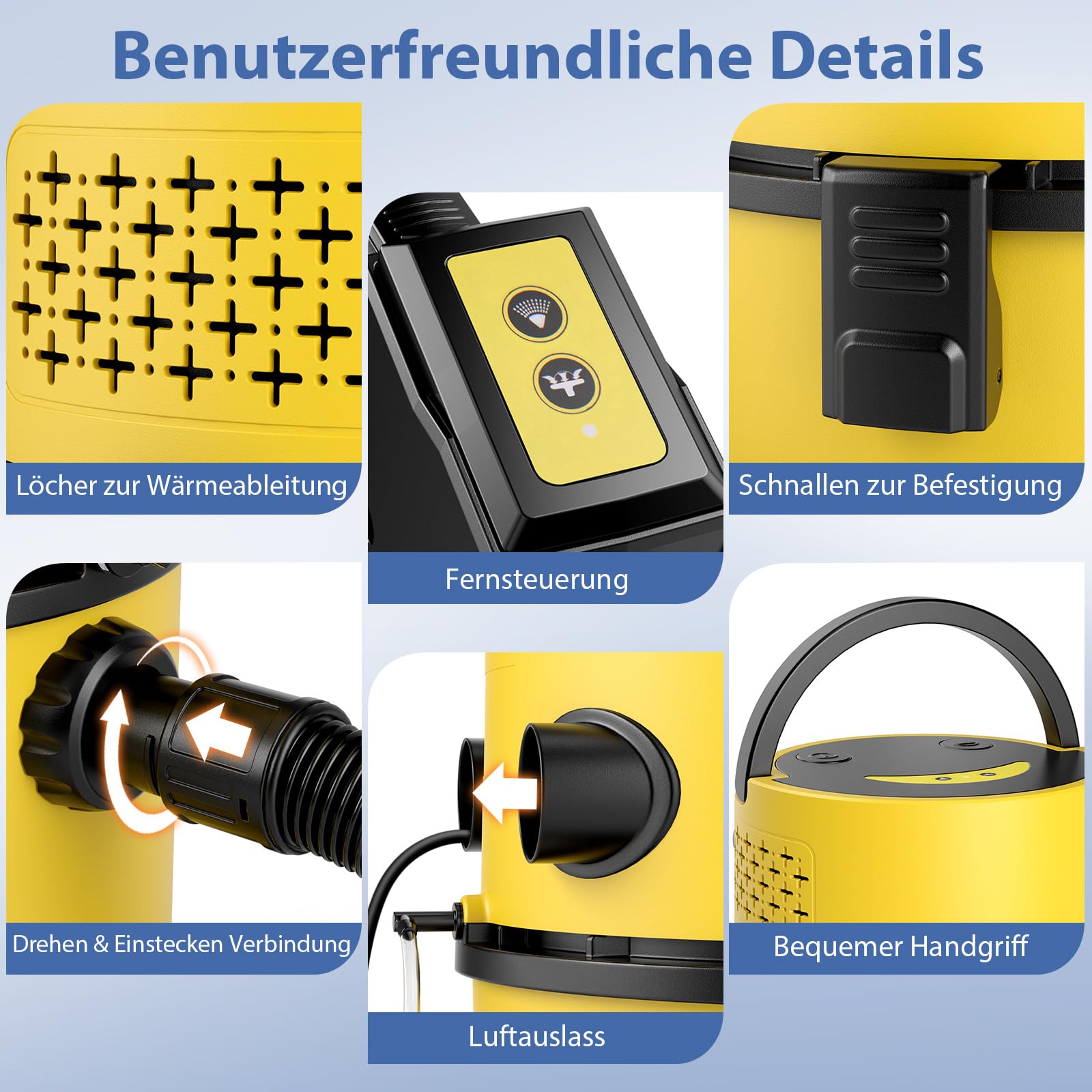 Промисловий пилосос для вологого та сухого прибирання RELAX4LIFE 1200 Ват 17 л, фото №2