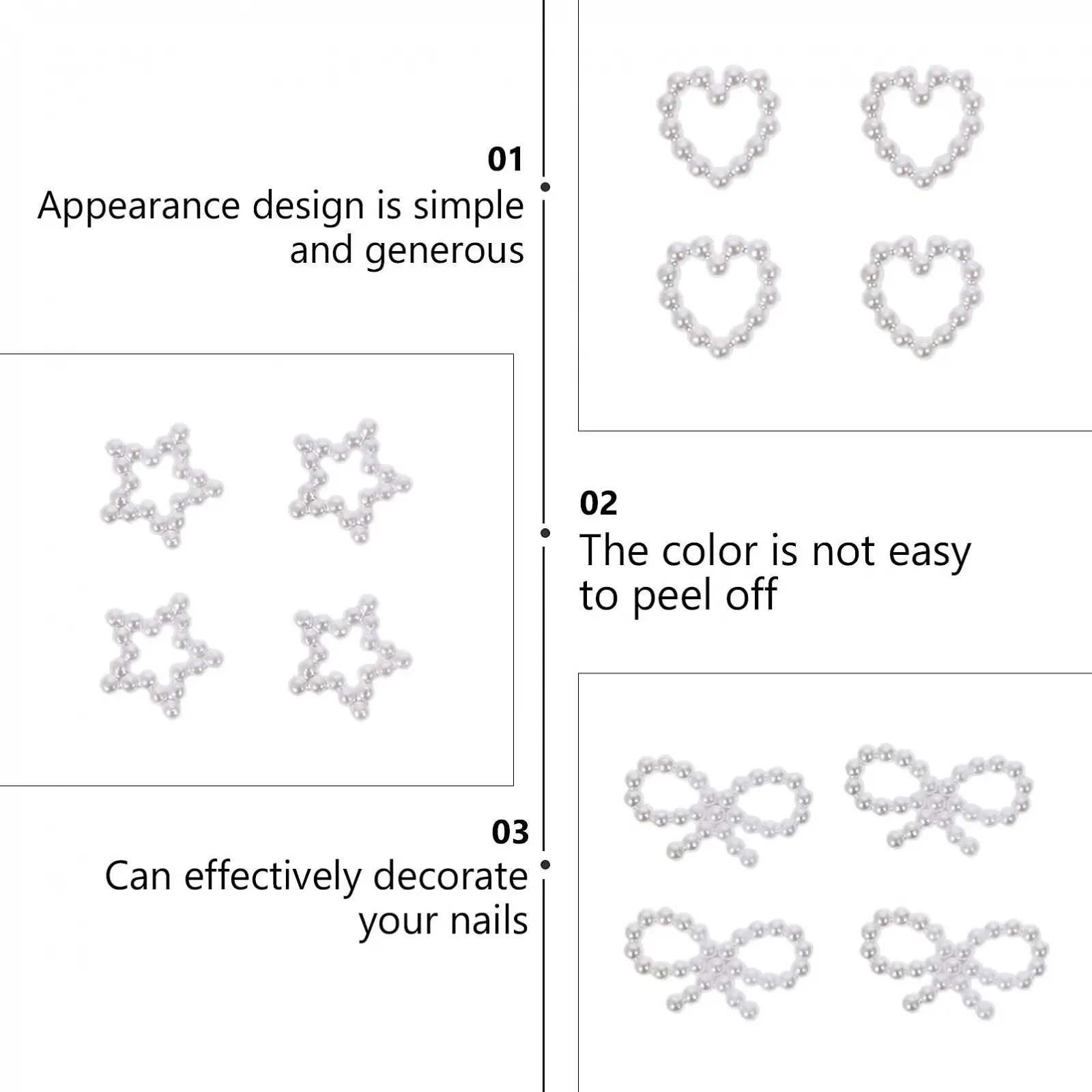 Украшения для ногтей Healvian, 2 набора, драгоценные камни, ювелирные изделия для нанесения бриллиантов, аксессуары для нейл-арта, болты для ногтей, аппликация со стразами, DIY украшения со стразами, жемчужная заплатка, фото №3
