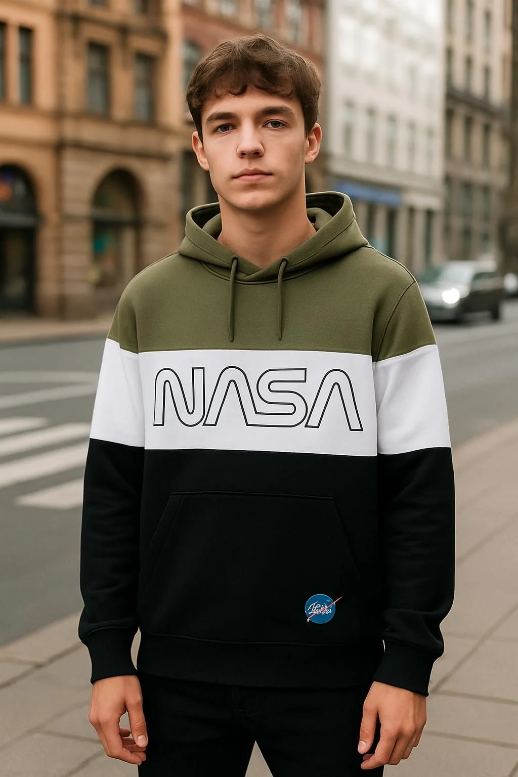 Толстовка з капюшоном NASA E plus M для хлопчиків, фото №1
