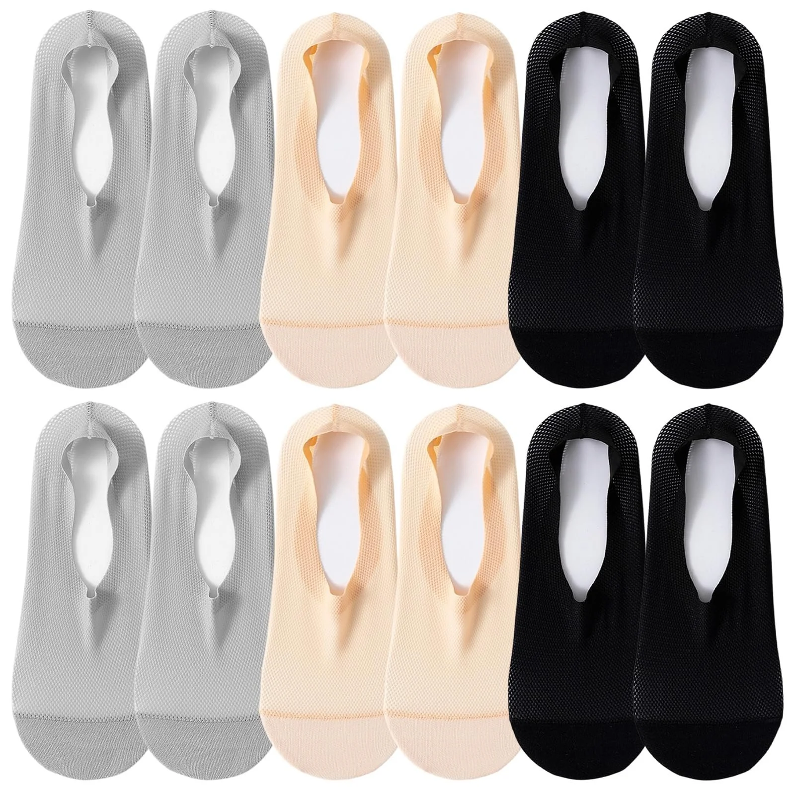 Шкарпетки без сліду жіночі (6 пар), фото №1