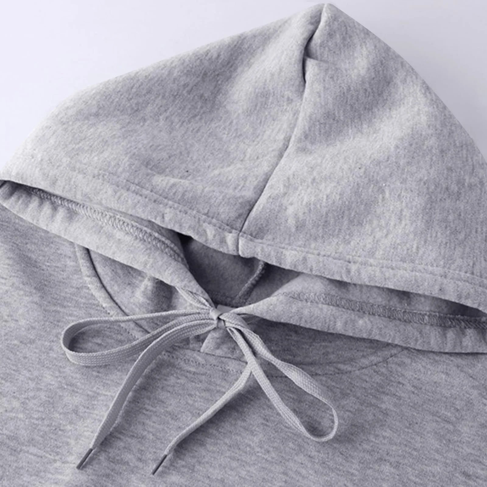 Женская Толстовка Lemoiitea С длинным Рукавом Пуловер Модная Однотонная Худи с Карманом Весенняя Осенняя Повседневная Спортивная Толстовка для Фитнеса, фото №6