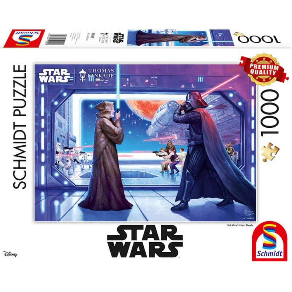 Пазл Schmidt Spiele Thomas Kinkade Star Wars Obi Wan's Final Battle 1000 деталей, фото №2