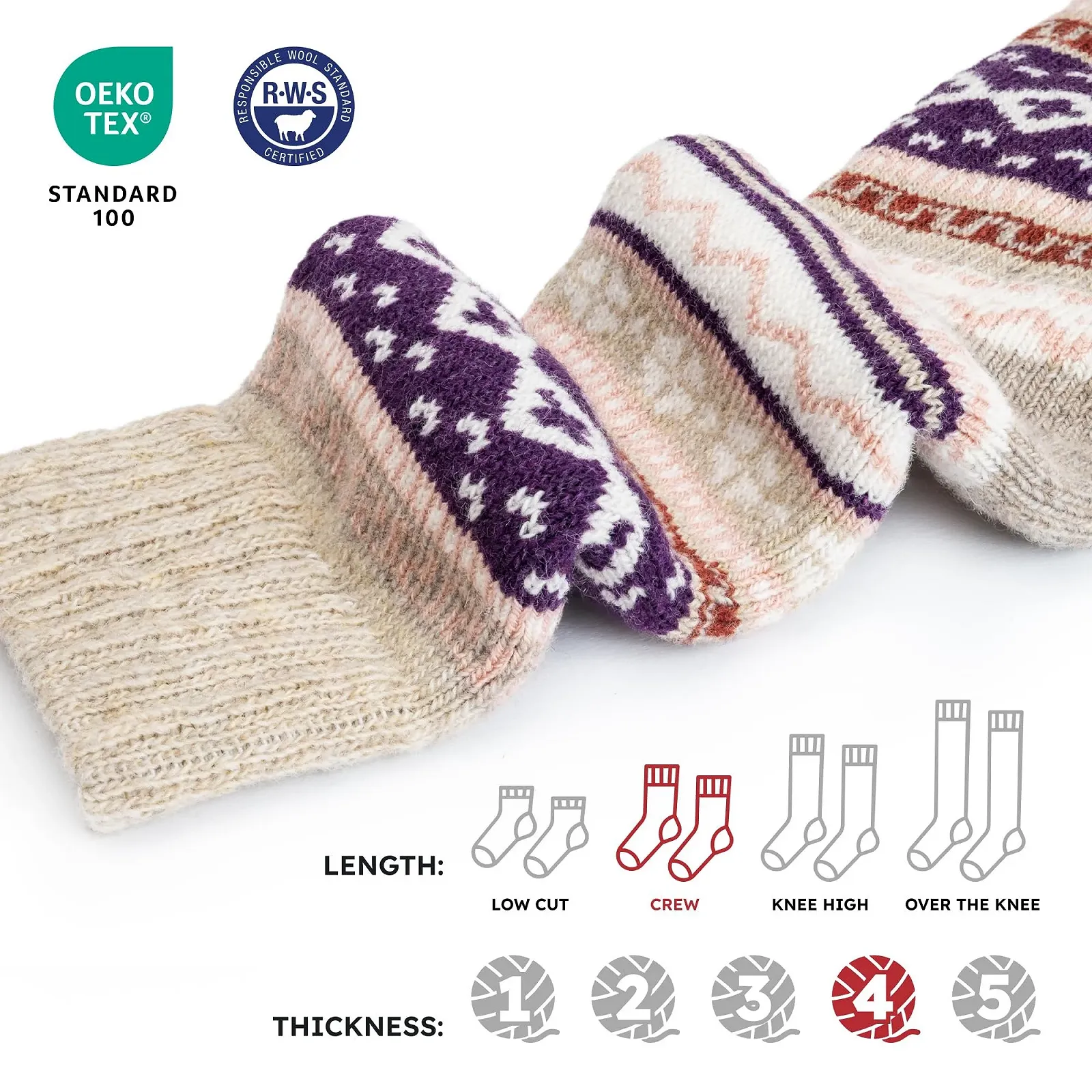 Шкарпетки NORDIC 5 пар, фото №4