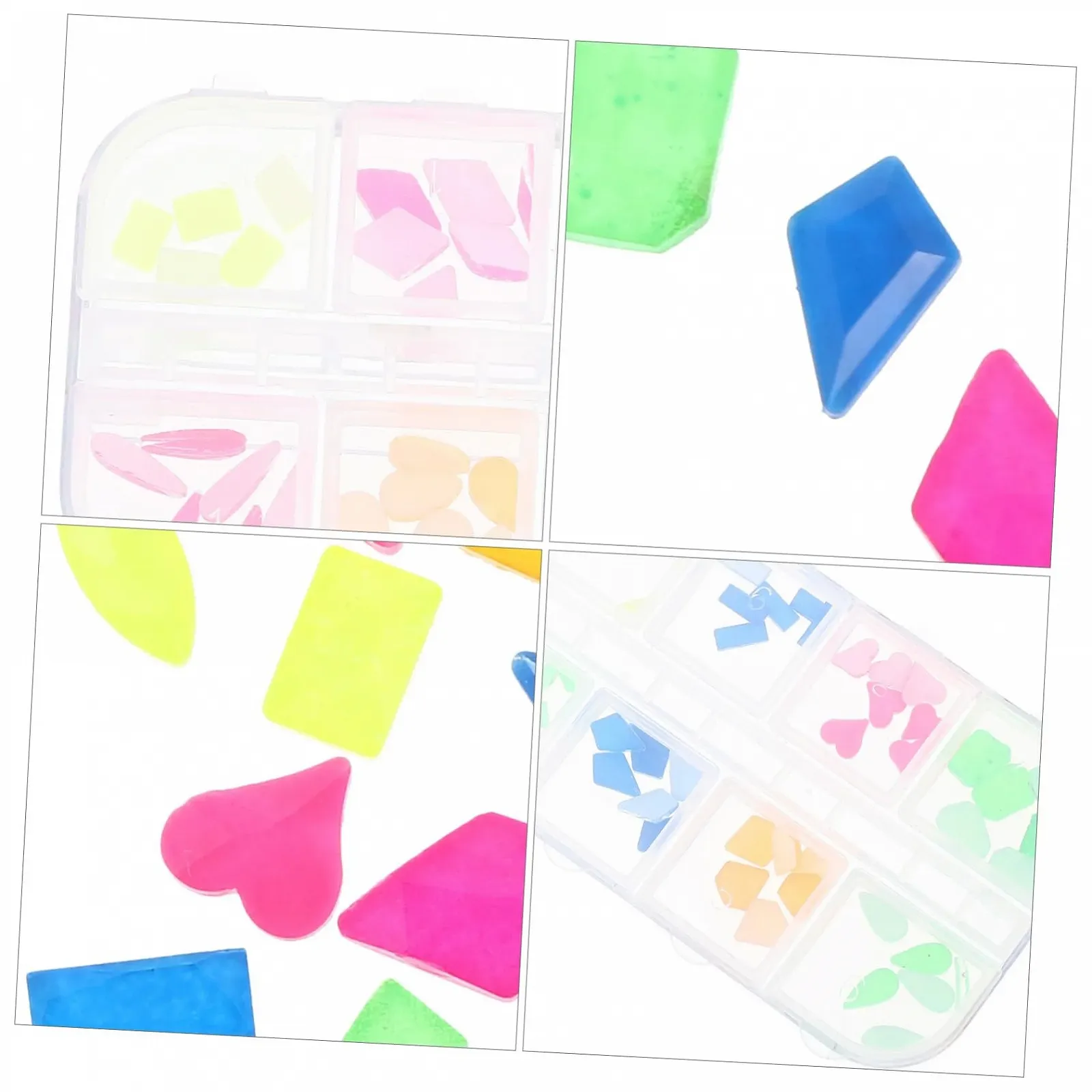 Набор металлических украшений для ногтей Healeved, 12 шт., фото №7