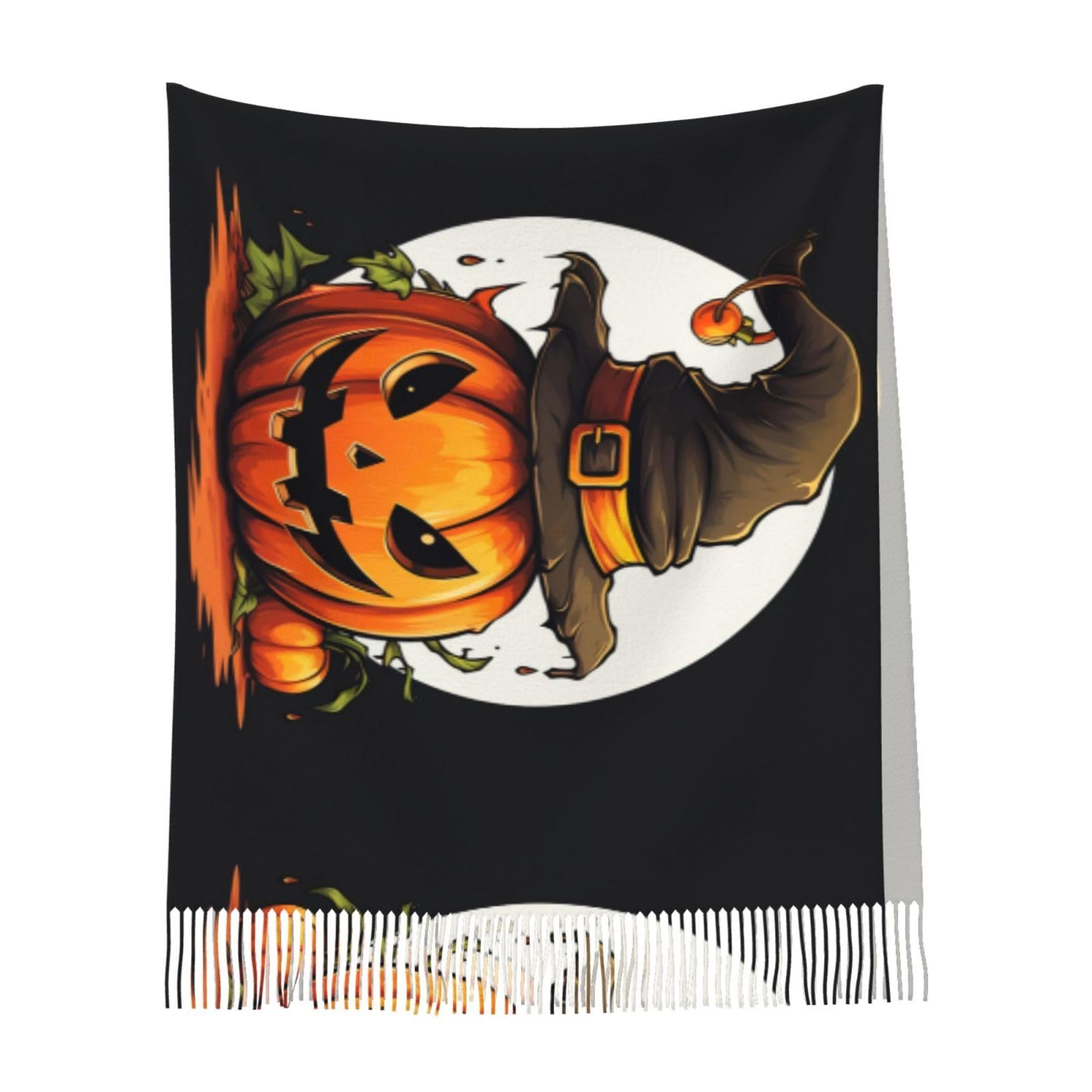 Шаль LNNIUK Halloween з милим гарбузовим принтом, фото №9