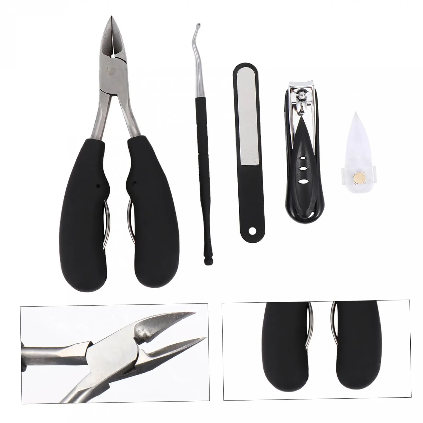 Набор для маникюра и педикюра WRITWAA Черный, фото №9