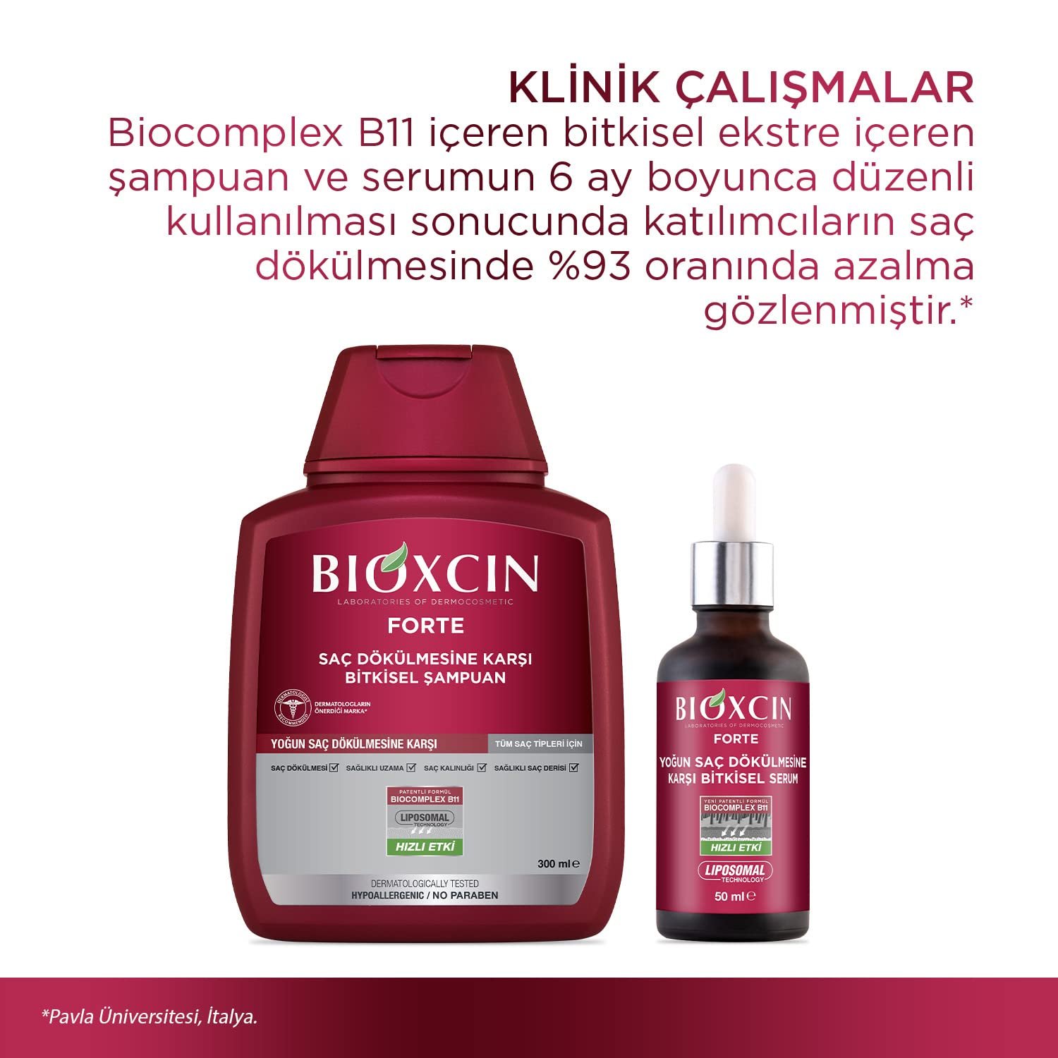 Сыворотка Bioxcin Forte Vegetable / Против сильного выпадения волос / BioComplex B11 / 3 x 50 мл, фото №8
