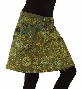 Спідниця Purewonder SK184 Жіноча -Wrap Спідниця з Кишенею synthetic.ua - Фото 1