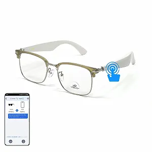 Розумні окуляри-перекладач Чоловічі Жіночі Bluetooth 5.4 Переклад в реальному часі - Фото 1