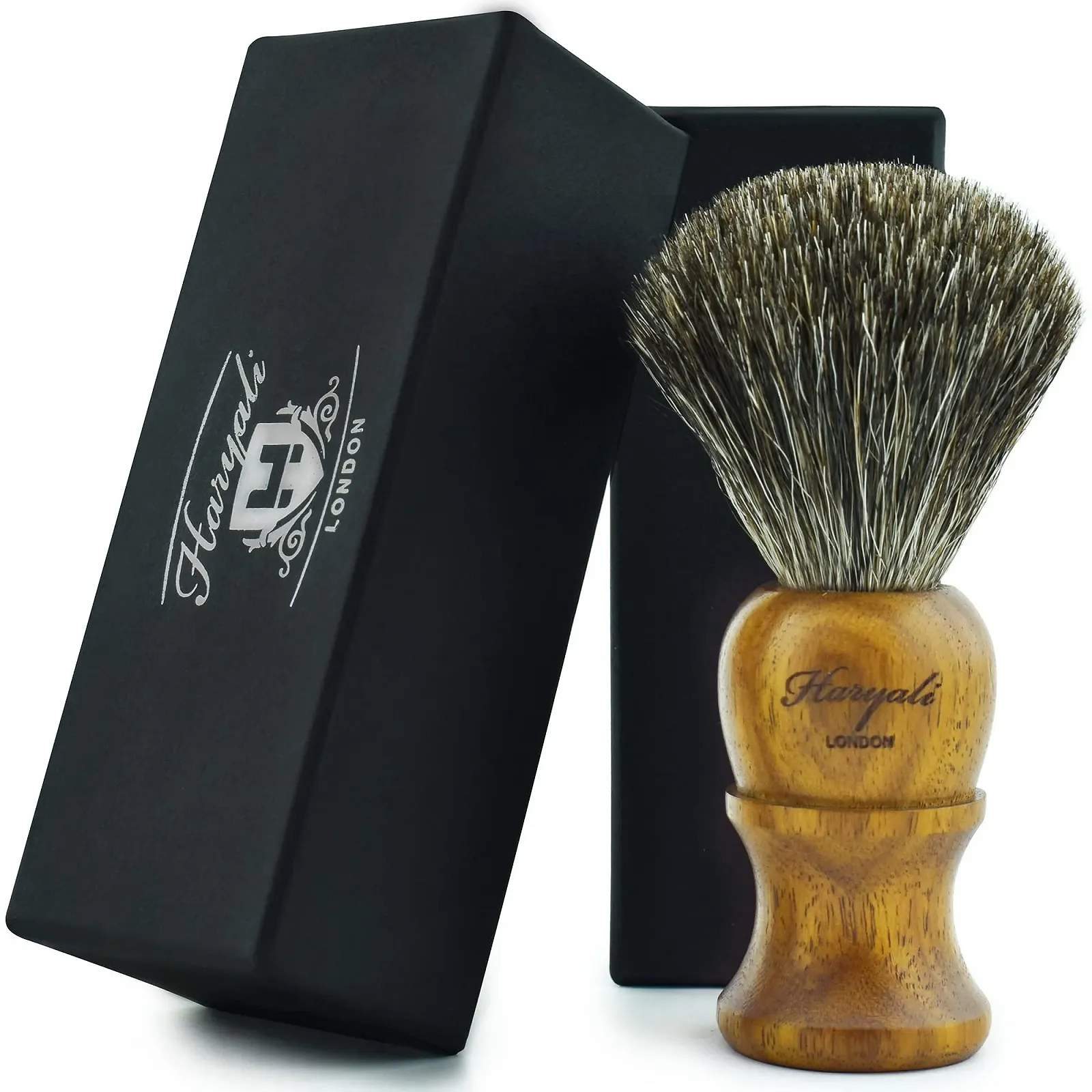 Помазок для бритья Haryali London Pure Badger Hair Rose Wood, фото №1
