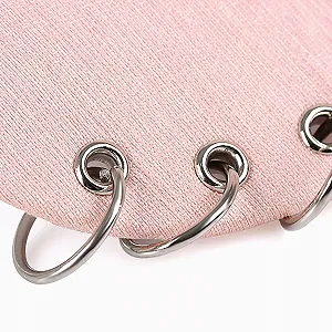 Теннисная бейсболка Unisex однотонная с металлическими кольцами модный повседневный стиль synthetic.ua - Фото 1