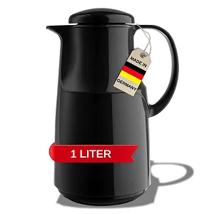 термос Concord Flat Пластиковый - 1 Литр - Черный - Фото 1