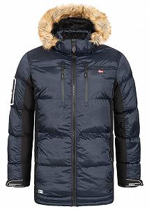 Мужская зимняя куртка-парка Geographical Norway H-261 с капюшоном synthetic.ua - Фото 1