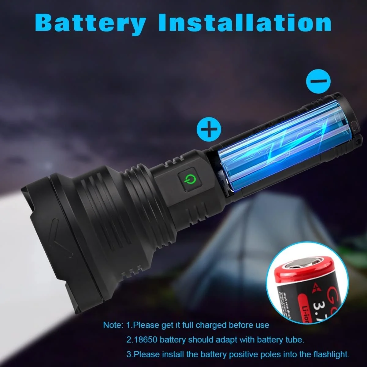 Ліхтар LED WholeFire XHP90 Надзвичайно яскравий 100 000 люмен, фото №6