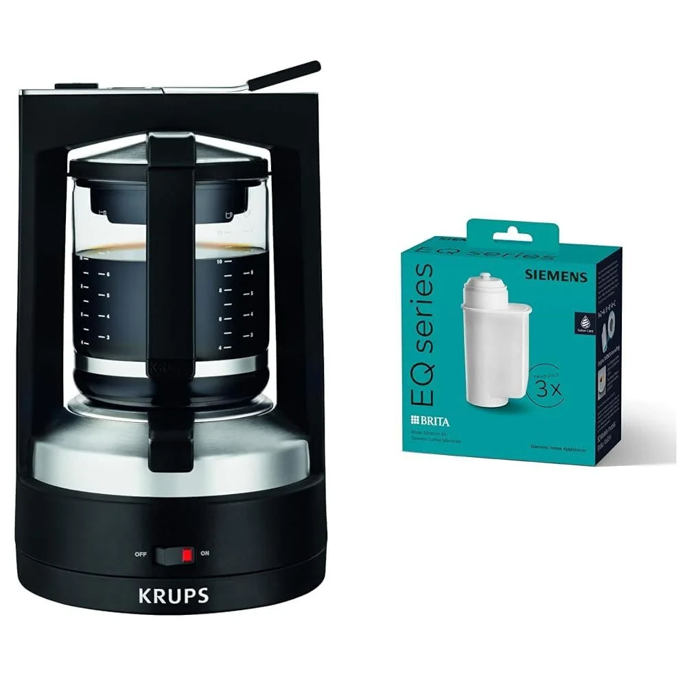 Кофеварка Krups KM4689 T8 850 Вт + Фильтр для воды Siemens Brita Intenza TZ70033A, фото №1