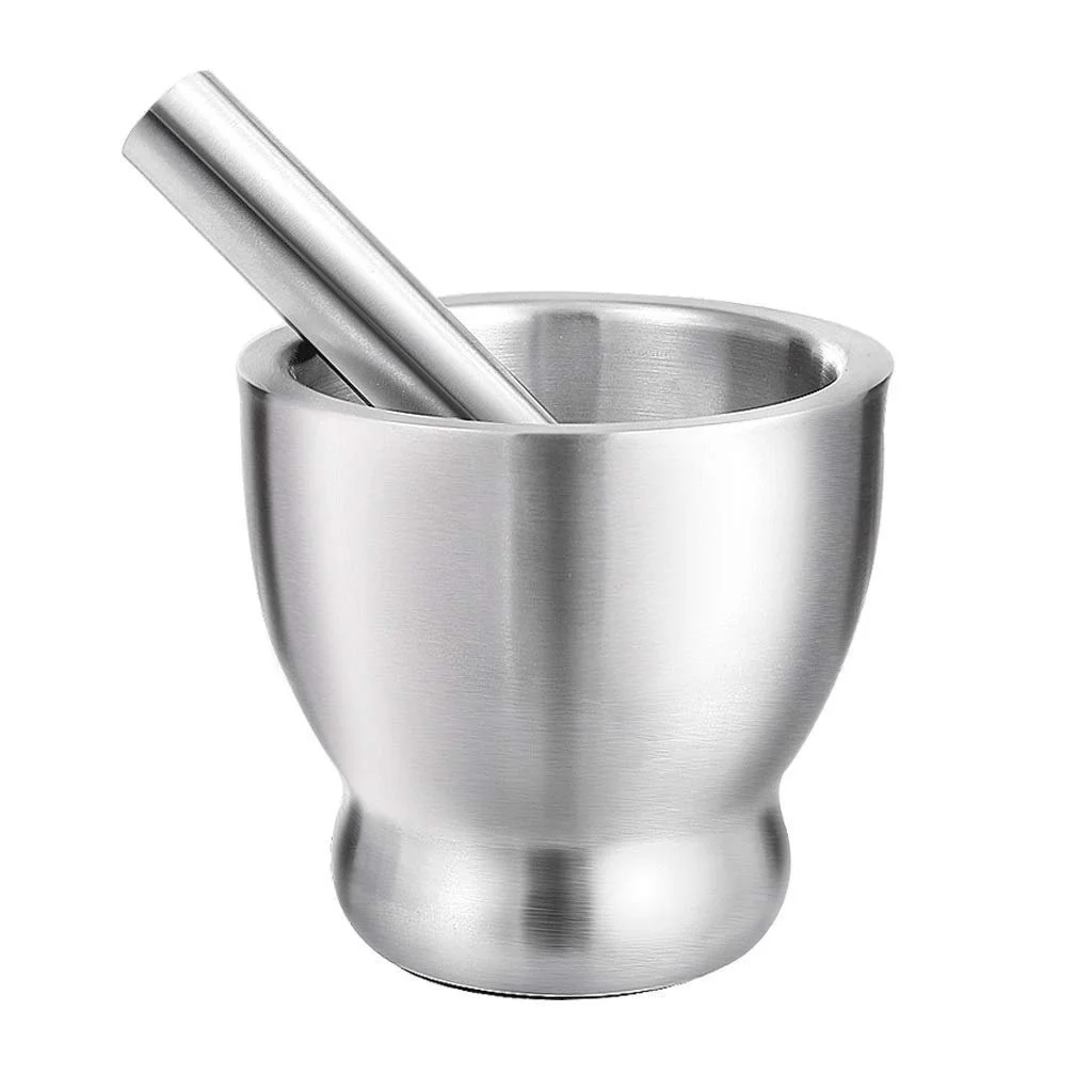 Ступка з товкачиком Modern Kitchen Ручна Нержавіюча сталь, фото №1