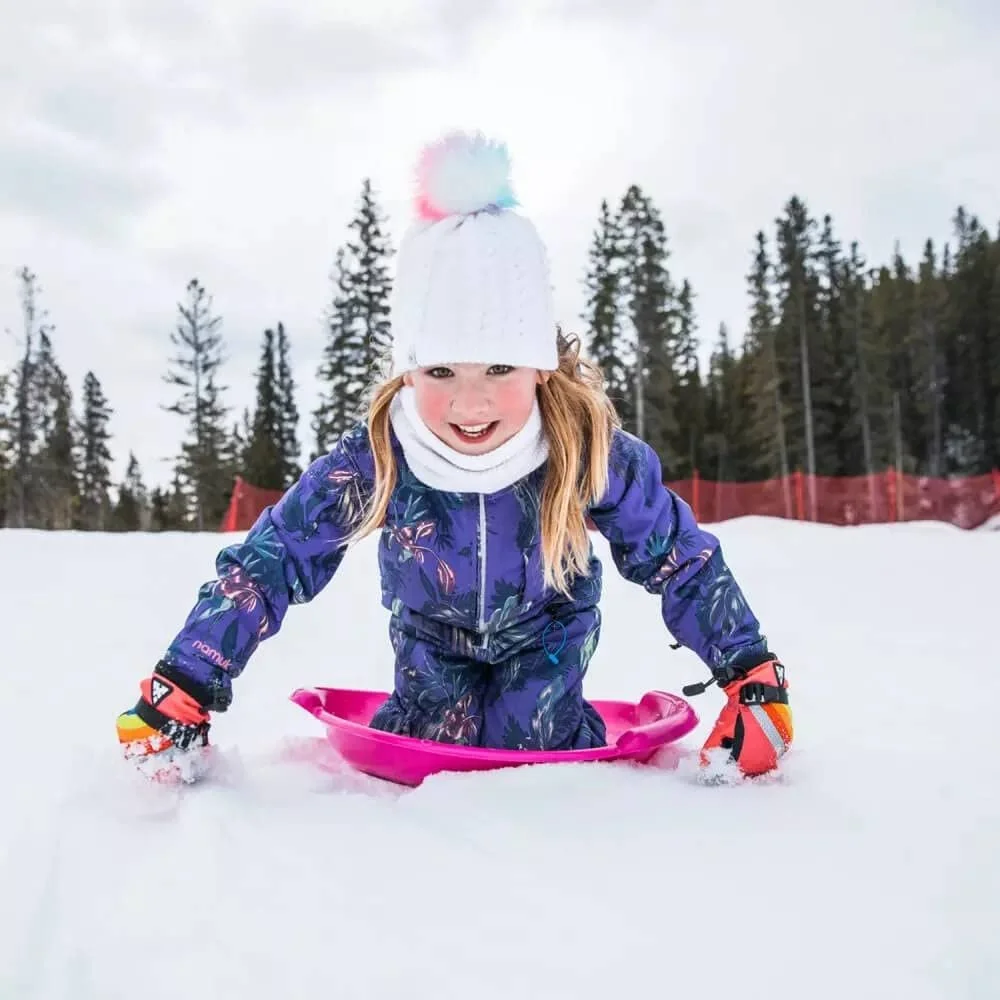 Шапка Buff Nina Lilac Sand Вязана та з поларною підкладкою Дитяча, фото №3 Шапка Buff Nina Lilac Sand Вязана та з поларною підкладкою Дитяча, фото №3