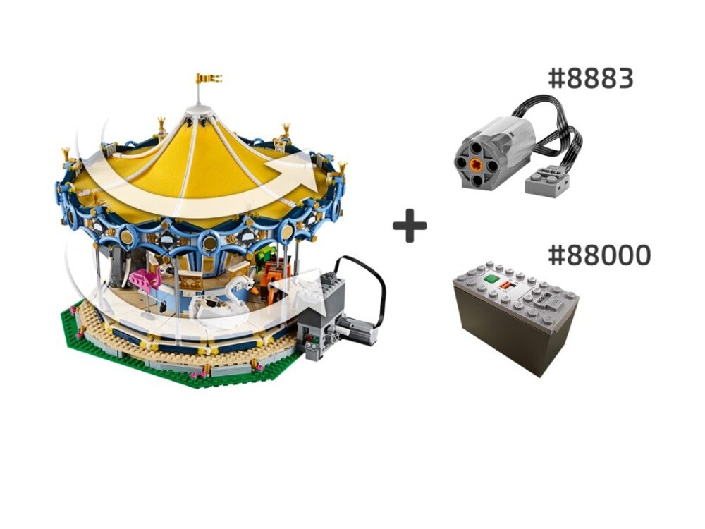 Детский конструктор LEGO Карусель 10257, фото №3