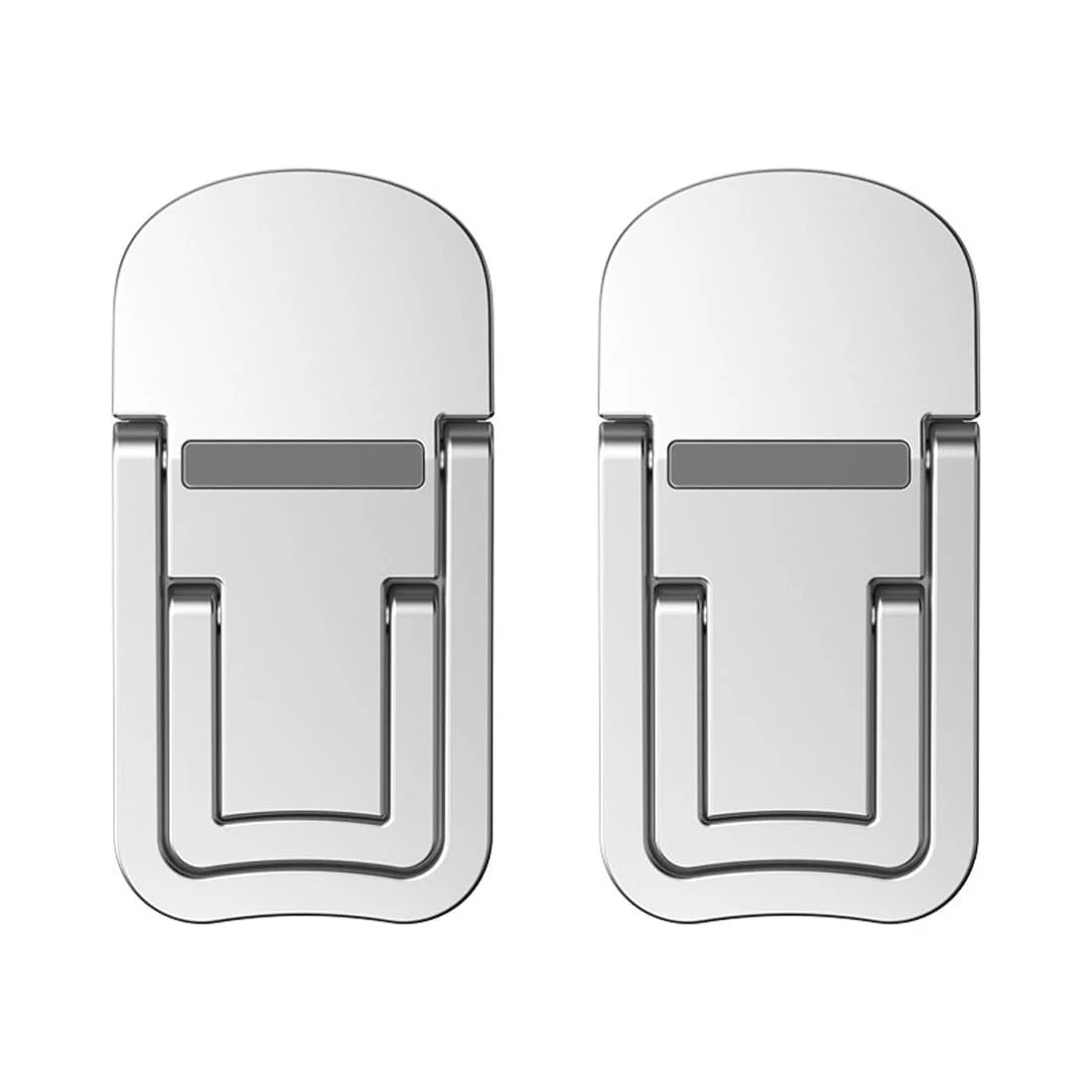 Подставка для ноутбука Мини (пара) Регулируемая Серебристый, фото №1