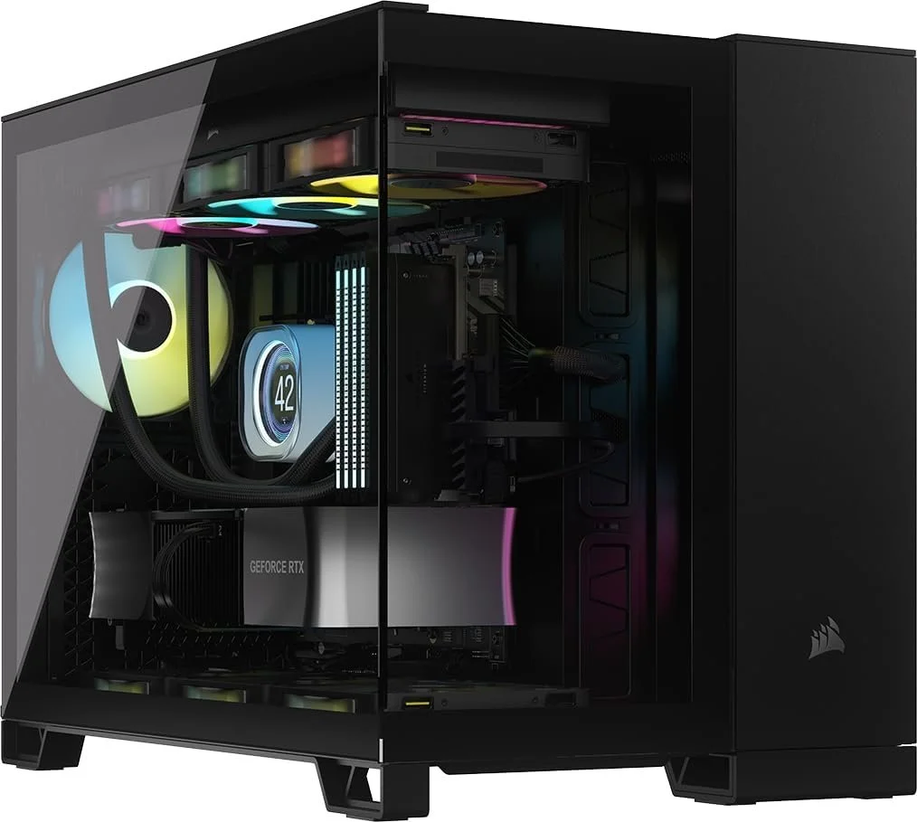 Корпус для ПК CORSAIR iCUE LINK 2500X / RGB / без ПЖ / Чорний, фото №1