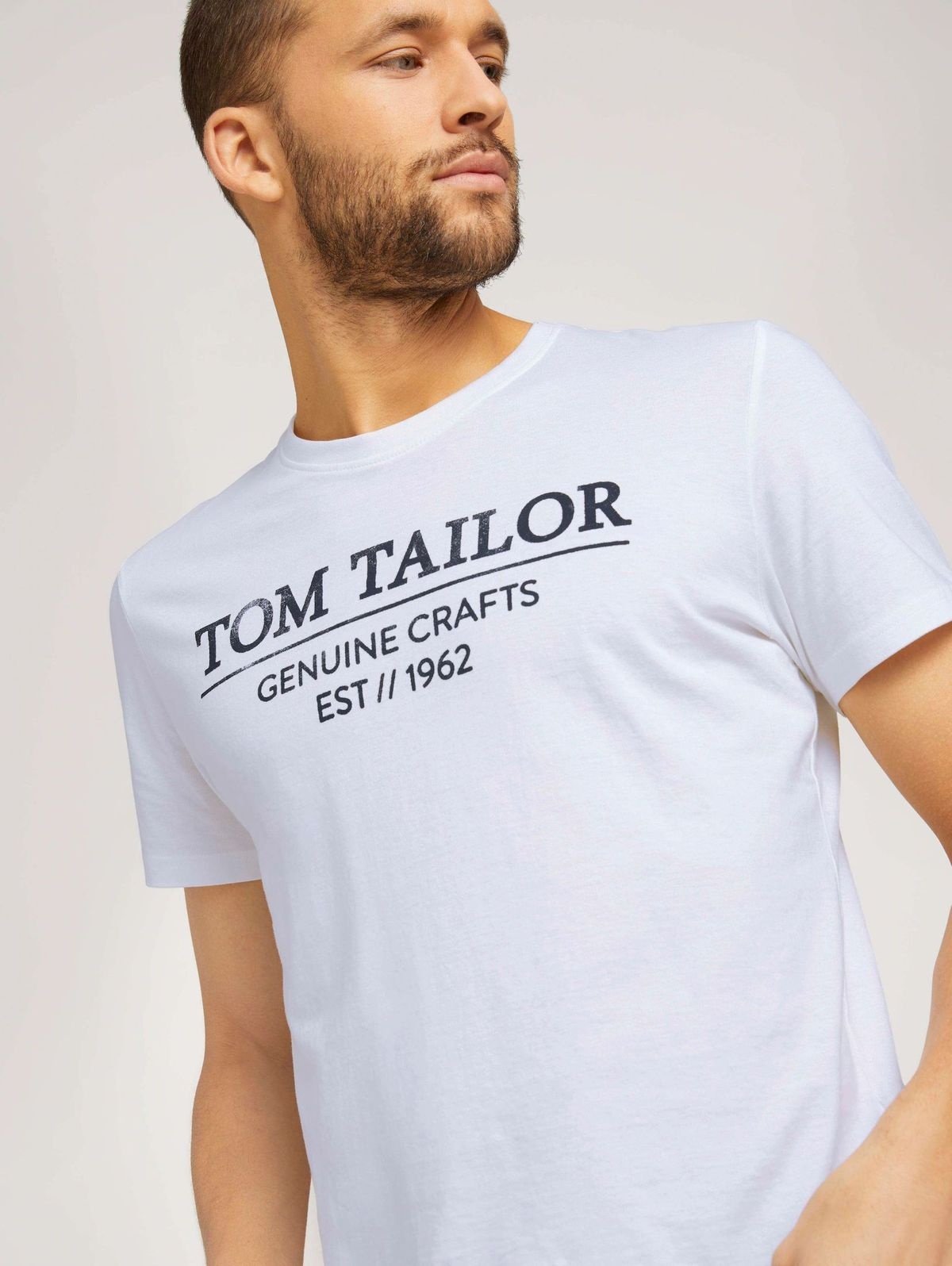 Футболка Tom Tailor 1021229-20000 Белый L, фото №4