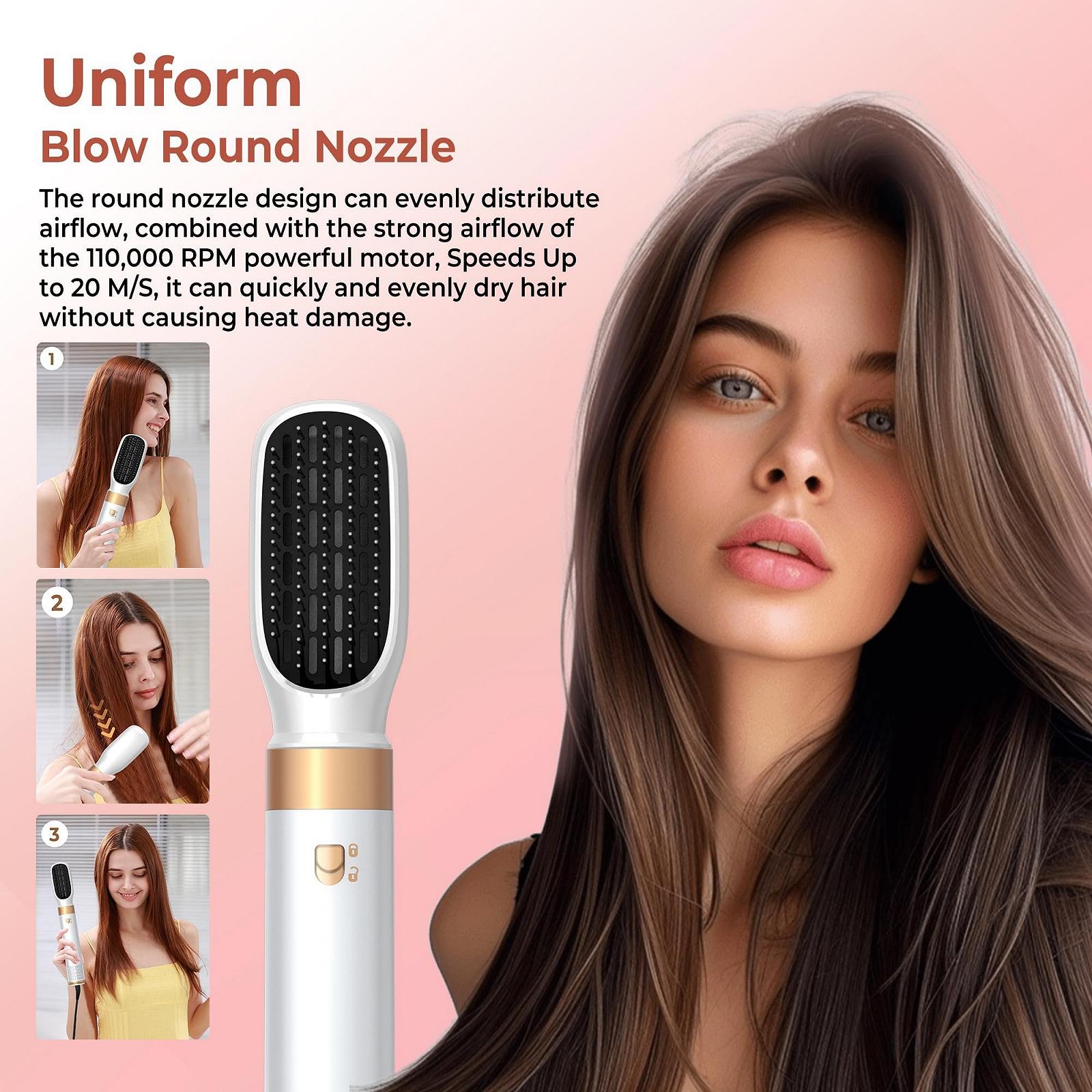 Фен-щетка MogaWave Pro Airbrush 6 в 1 1000 W, фото №5 Фен-щетка MogaWave Pro Airbrush 6 в 1 1000 W, фото №5